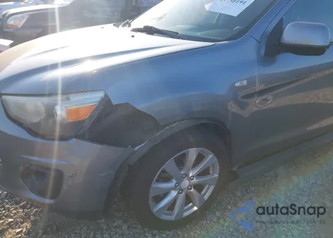 2014 Mitsubishi Outlander Sport Es from USA, damaged, VIN 4A4AP3AU7EE002530